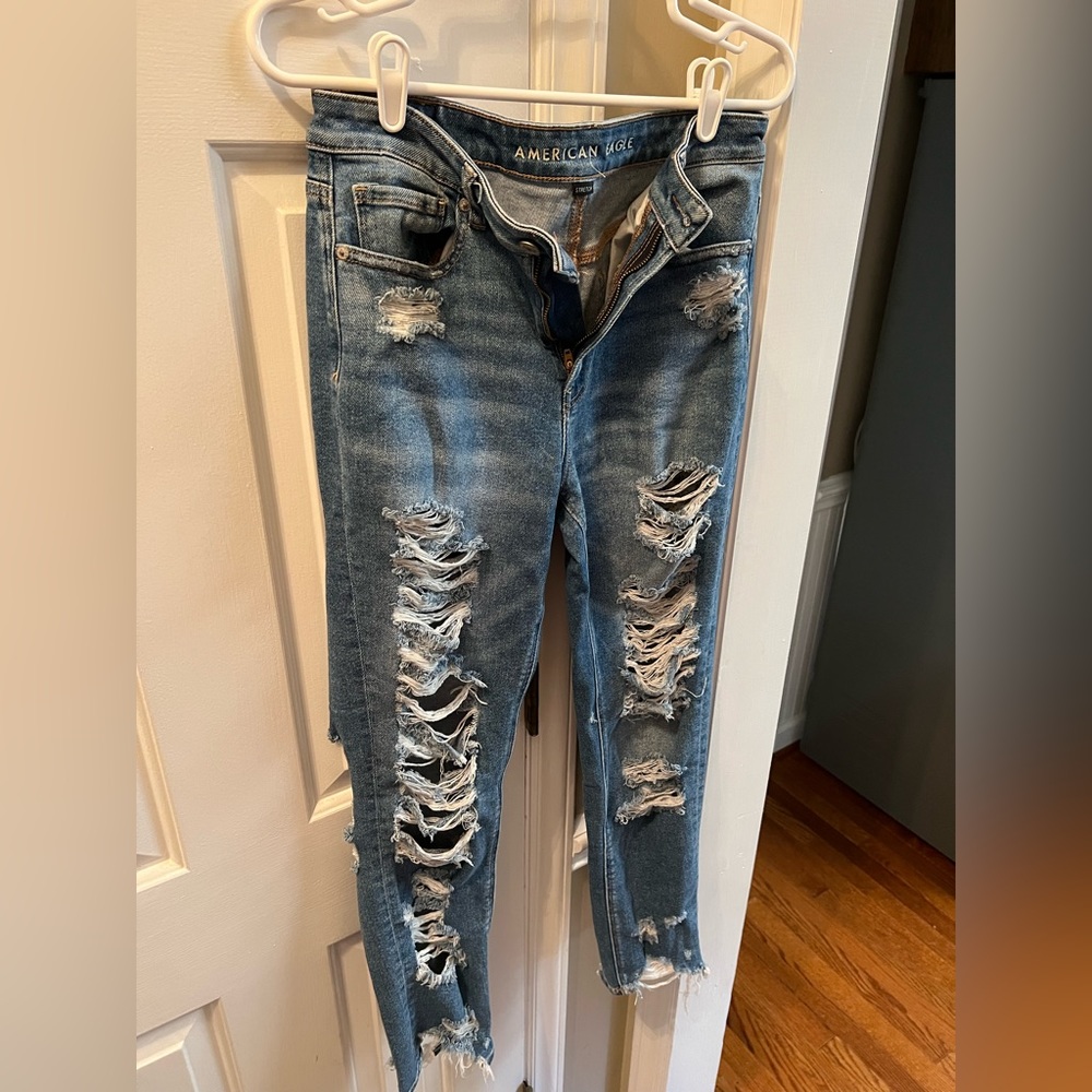 American Eagle size 6 stretch Mom Jeans